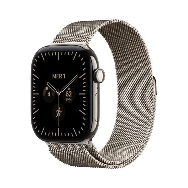 Apple Watch 10 LTE 46mm Titan, natural (MWYC3)