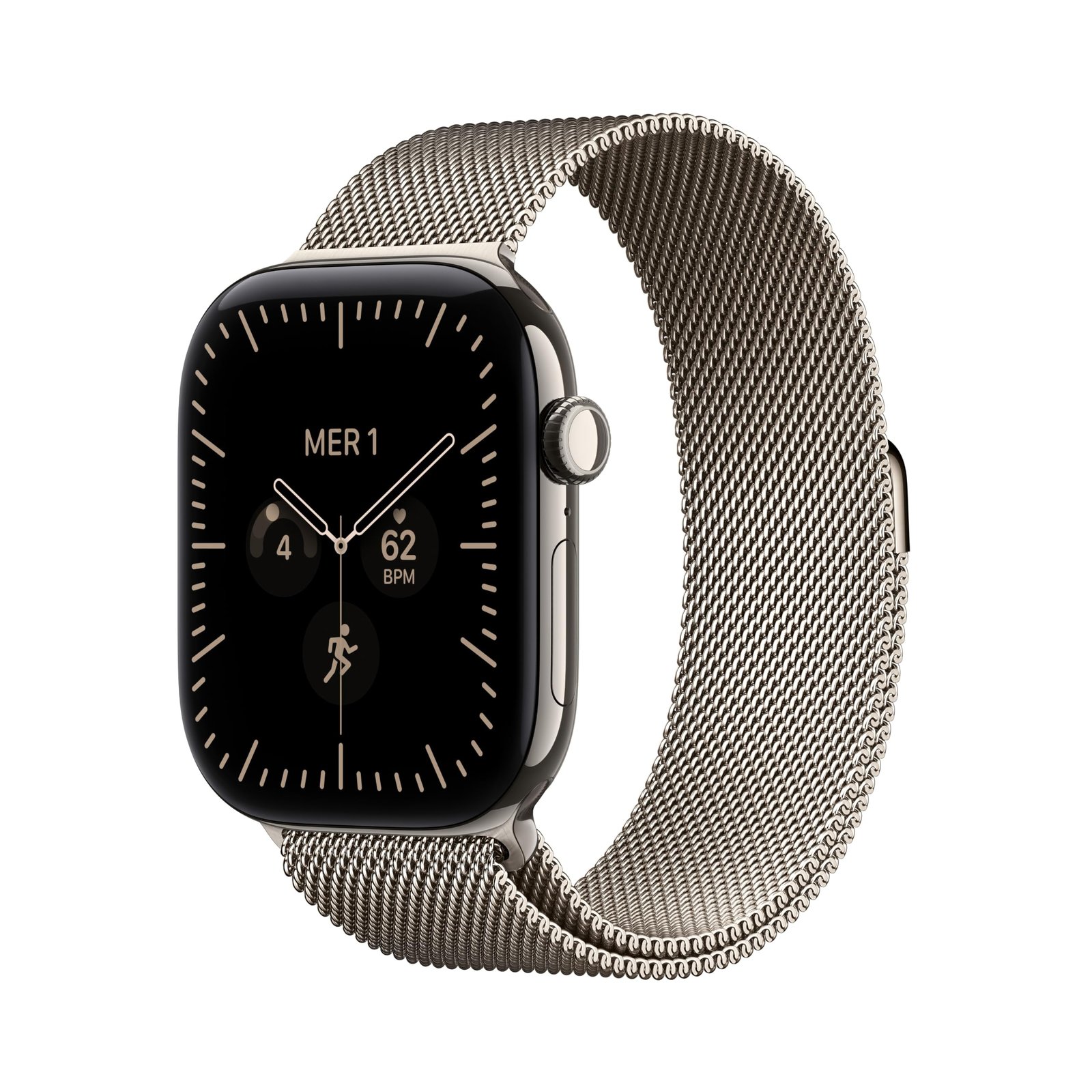 Apple Watch 10 LTE 46mm Titan, natural (MWYC3)
