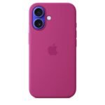 Apple iPhone 16 Silicone Case MagSafe, fuchsia