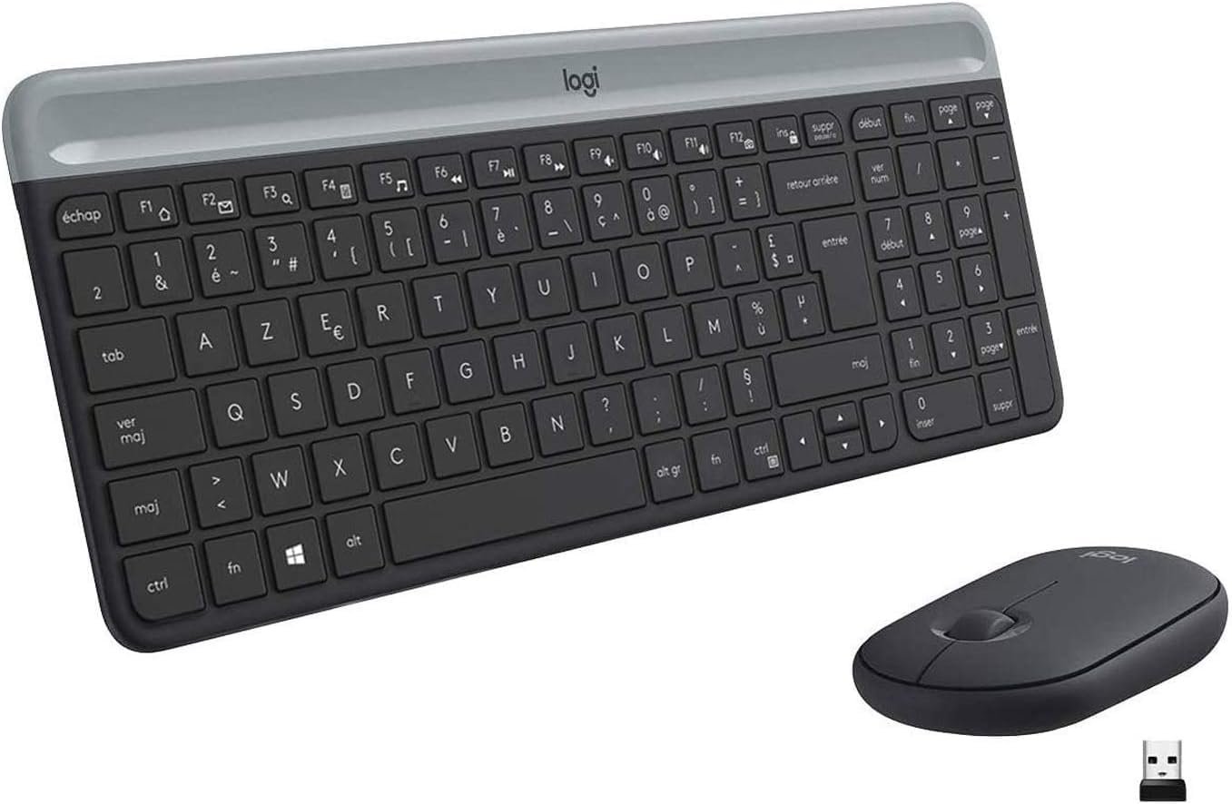 Logitech Keyboard Mouse Set MK470, black