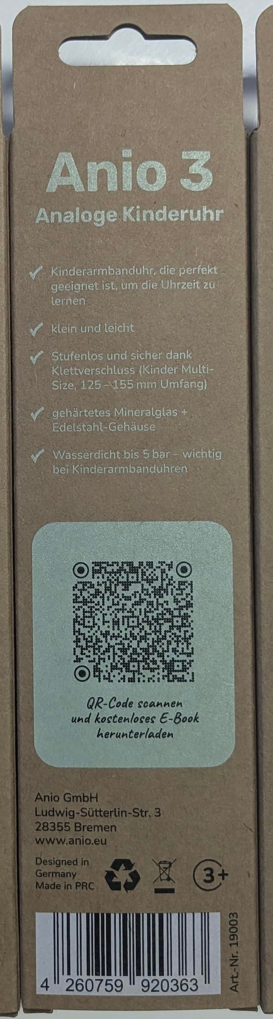 ANIO 6 Kidswatch, blue - Afbeelding 2