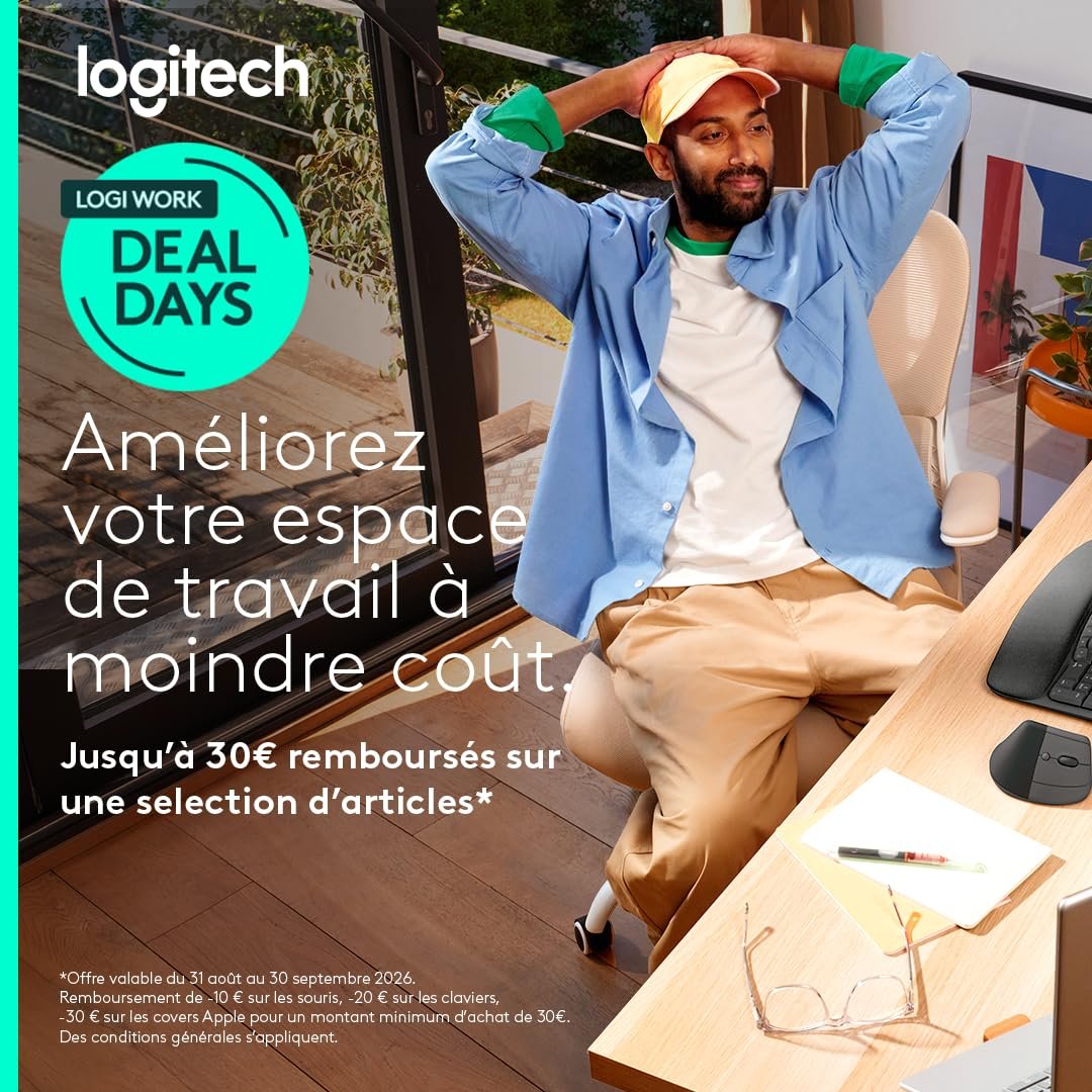 Logitech Keyboard Mouse Set MK470, black – Image 2