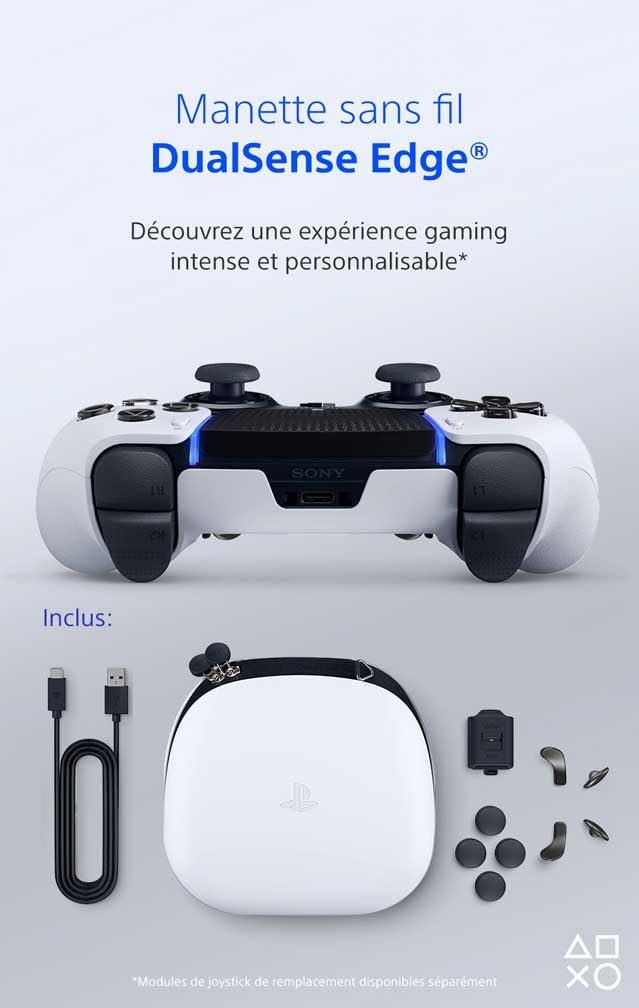 Sony PS5 DualSense Wireless Controller, white - Image 2