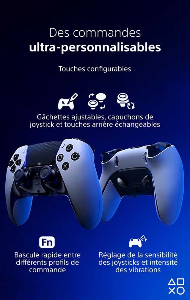 Sony PS5 DualSense Wireless Controller, white - Image 3