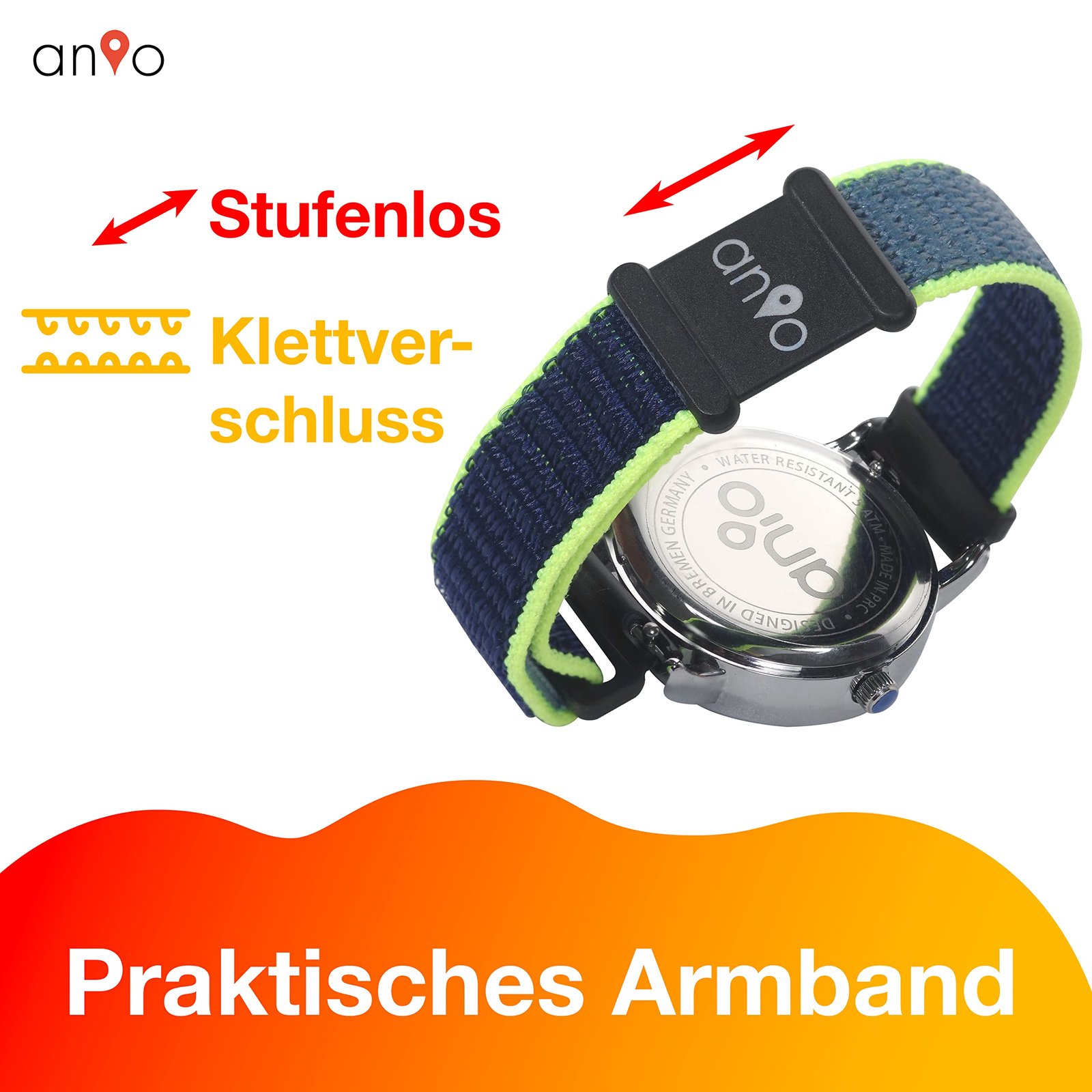 ANIO 6 Kidswatch, blue - Afbeelding 6